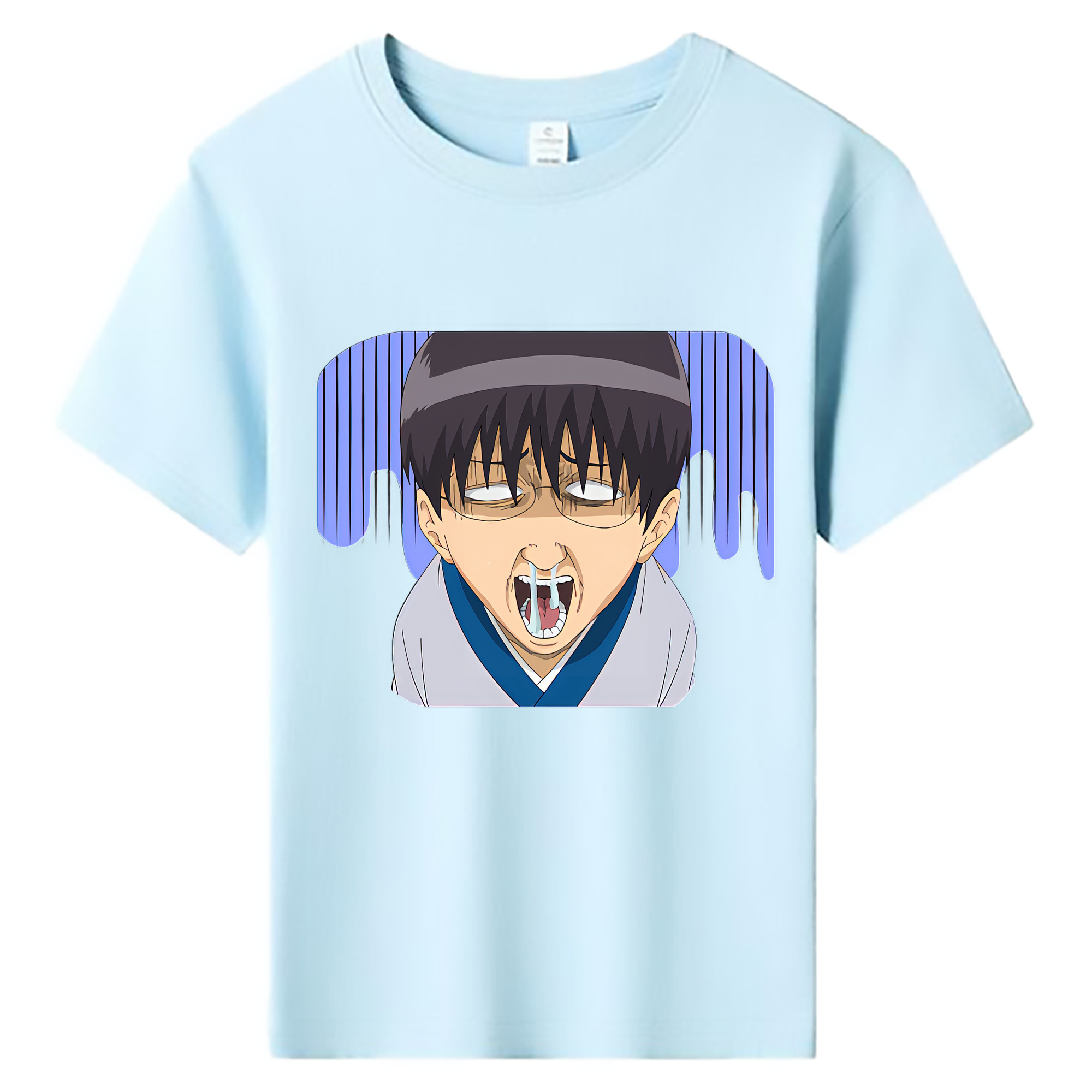 （画像用） ぎんたま 坂田銀時（さかたぎんとき） 神楽 志村新八（しむら しんぱち） GINTAMA Sakata Gintoki Kagura Shimura Shinpachi 綿100％キッズTシャツ（フロントプリント）